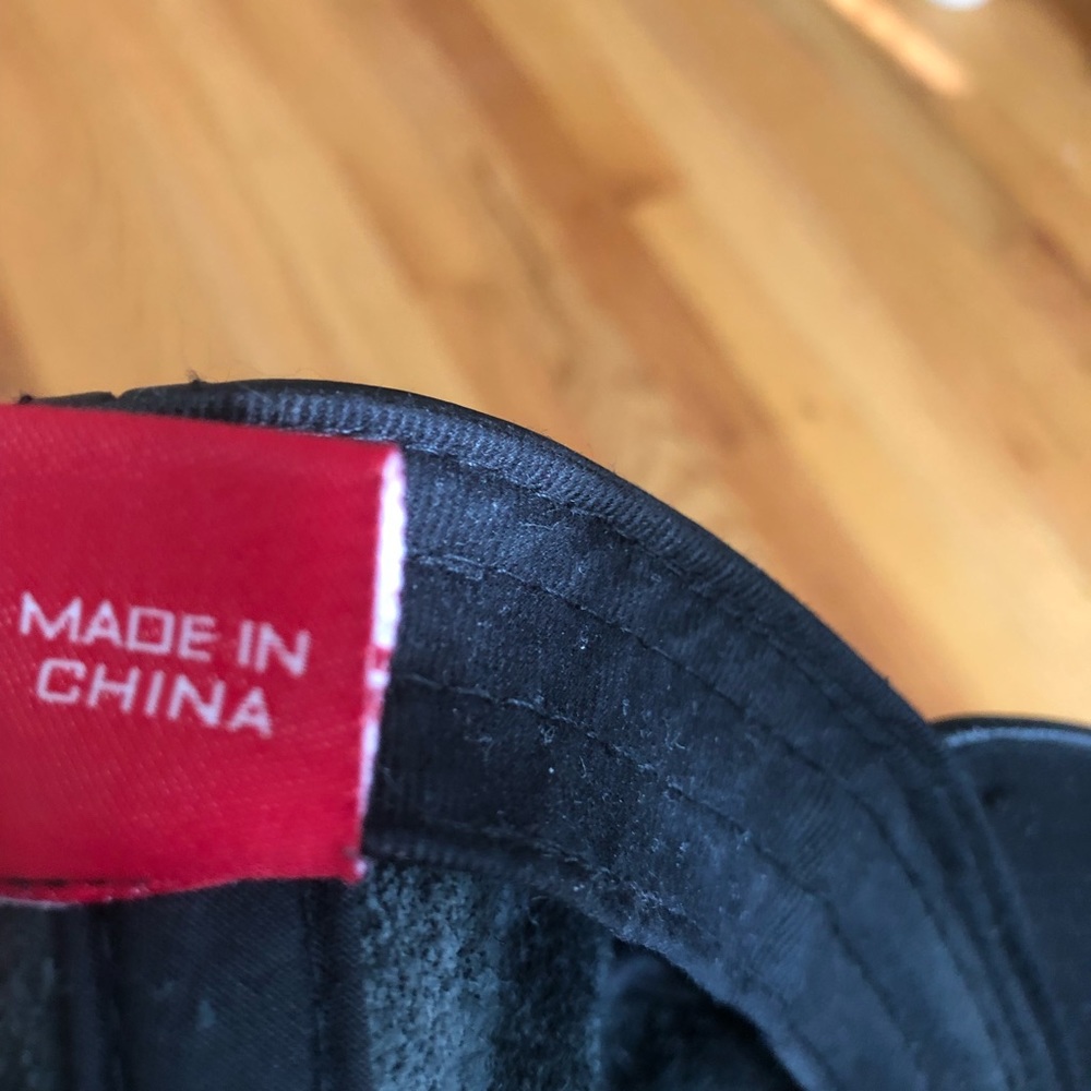 Supreme Leather Script 6-Panel Hat - image 4